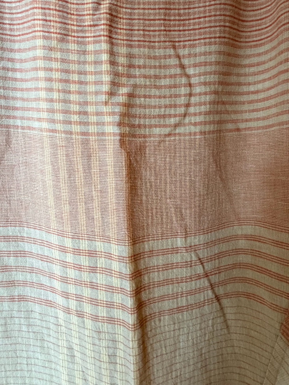 J Jill Sleeveless Pink Stripe Linen Blend Shift Dress - Picture 3 of 5